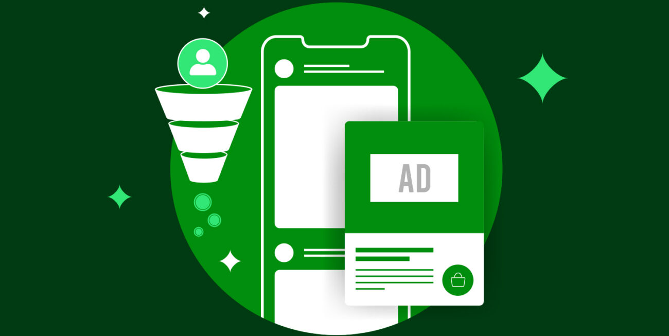 User flowing throw a paid media funnel