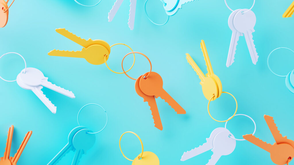 Colorful keys