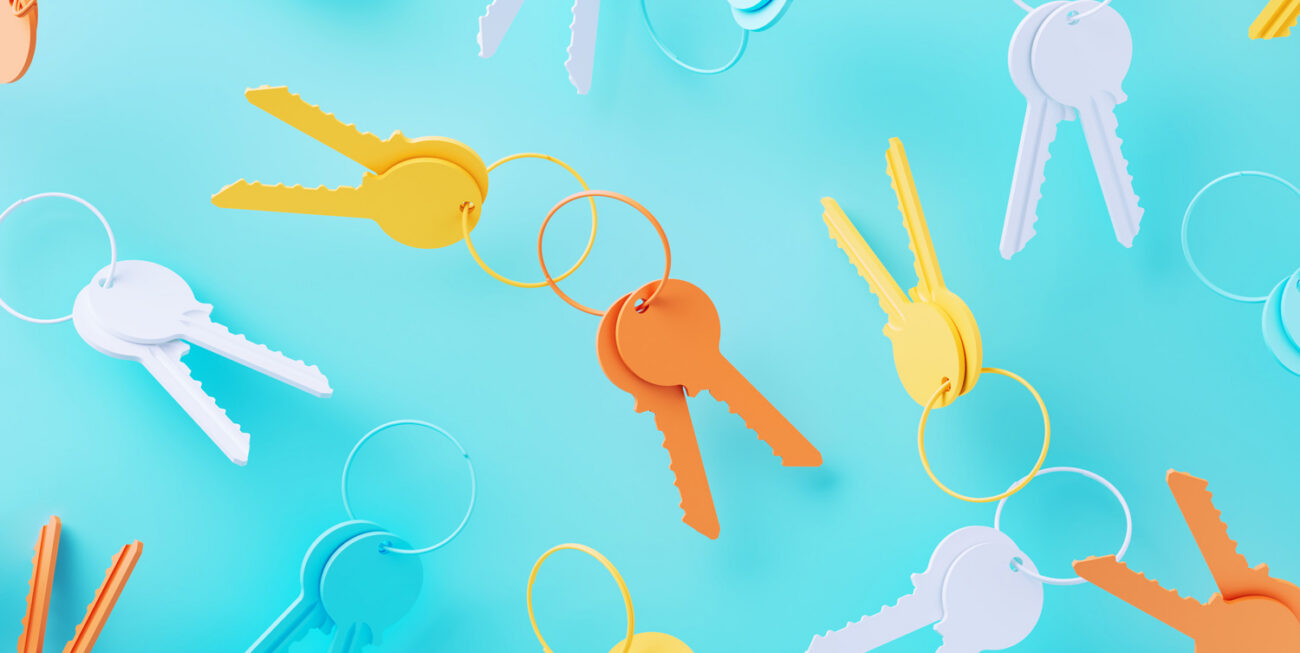 Colorful keys