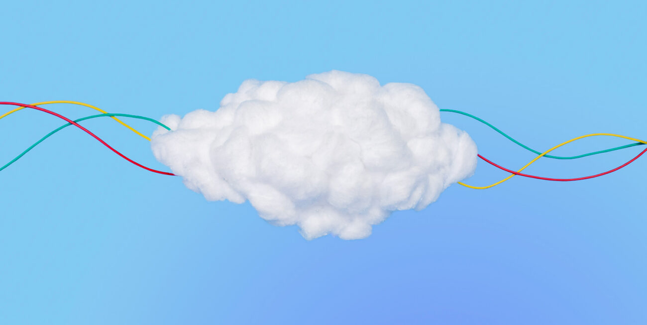 Radio waves going through a cloud