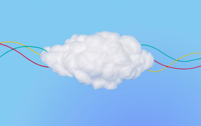 Radio waves going through a cloud