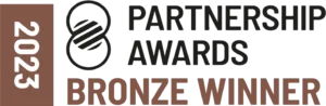 2023 Partnership Awards Bronze winner graphic