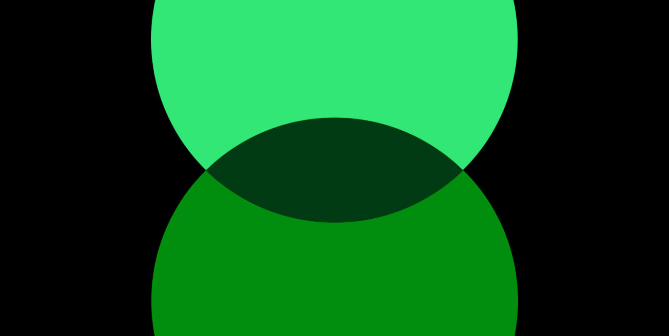 Colored Venn diagram