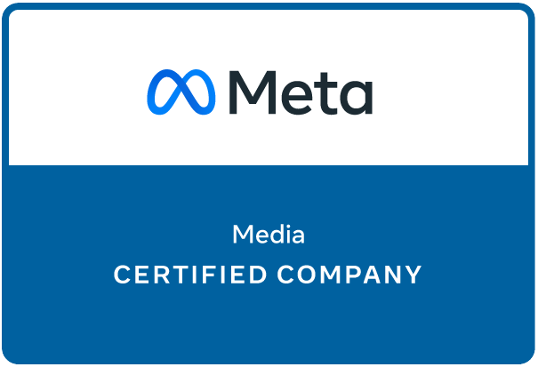 Meta Media Certified Company badge Meta Media Certified Company badge