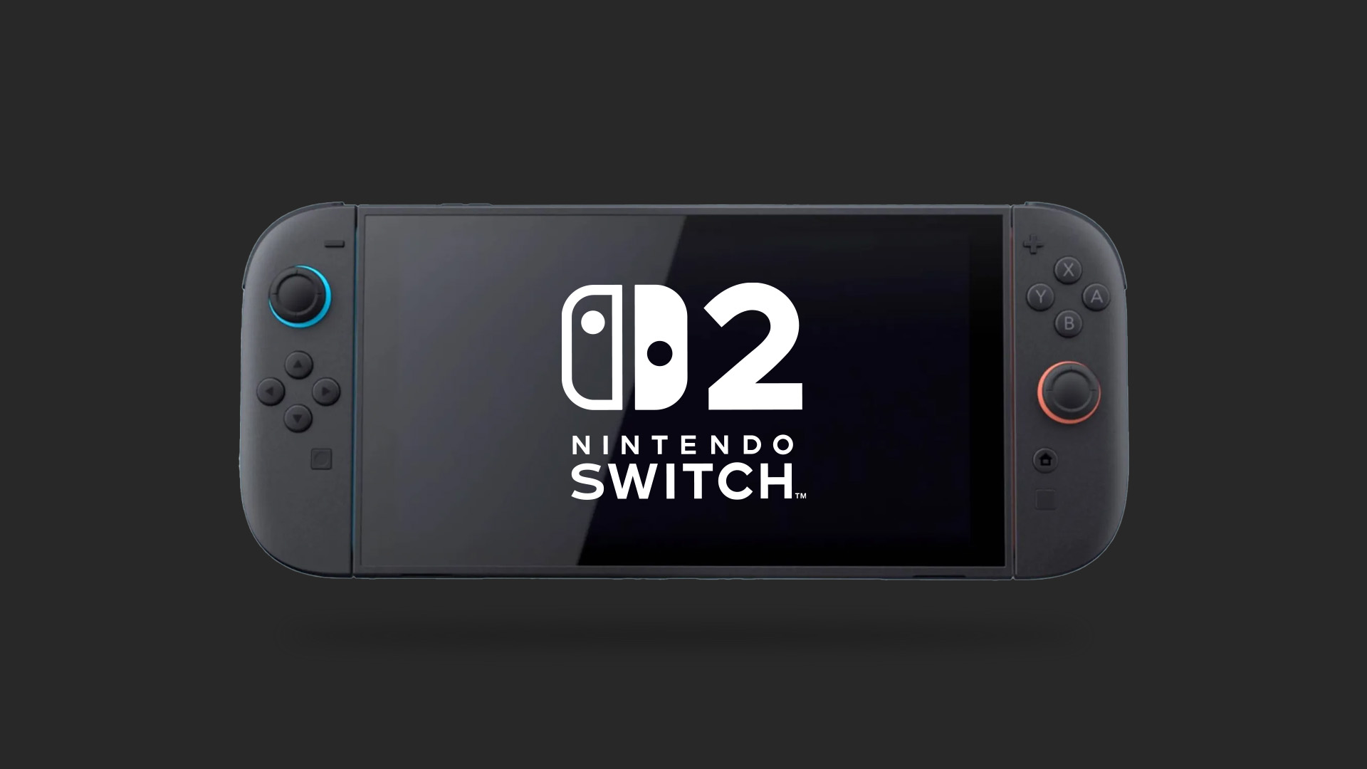 A Nintendo Switch 2 on a black background