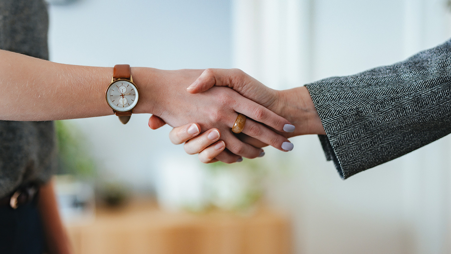 A handshake A handshake