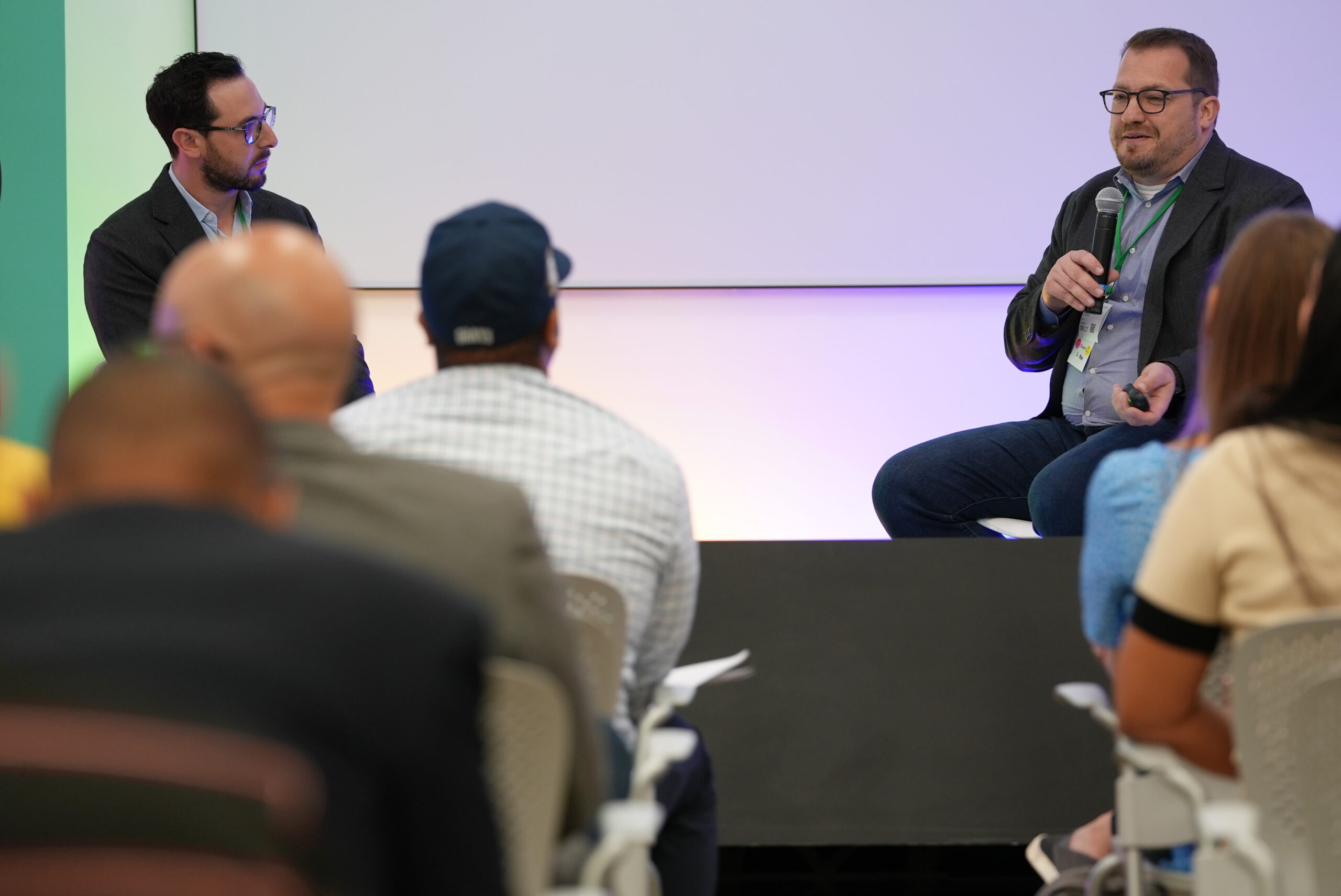 Justin Garvin and Dean Ferenac of Rise discuss AI in marketing during the Google x Rise Executive Growth Summit.