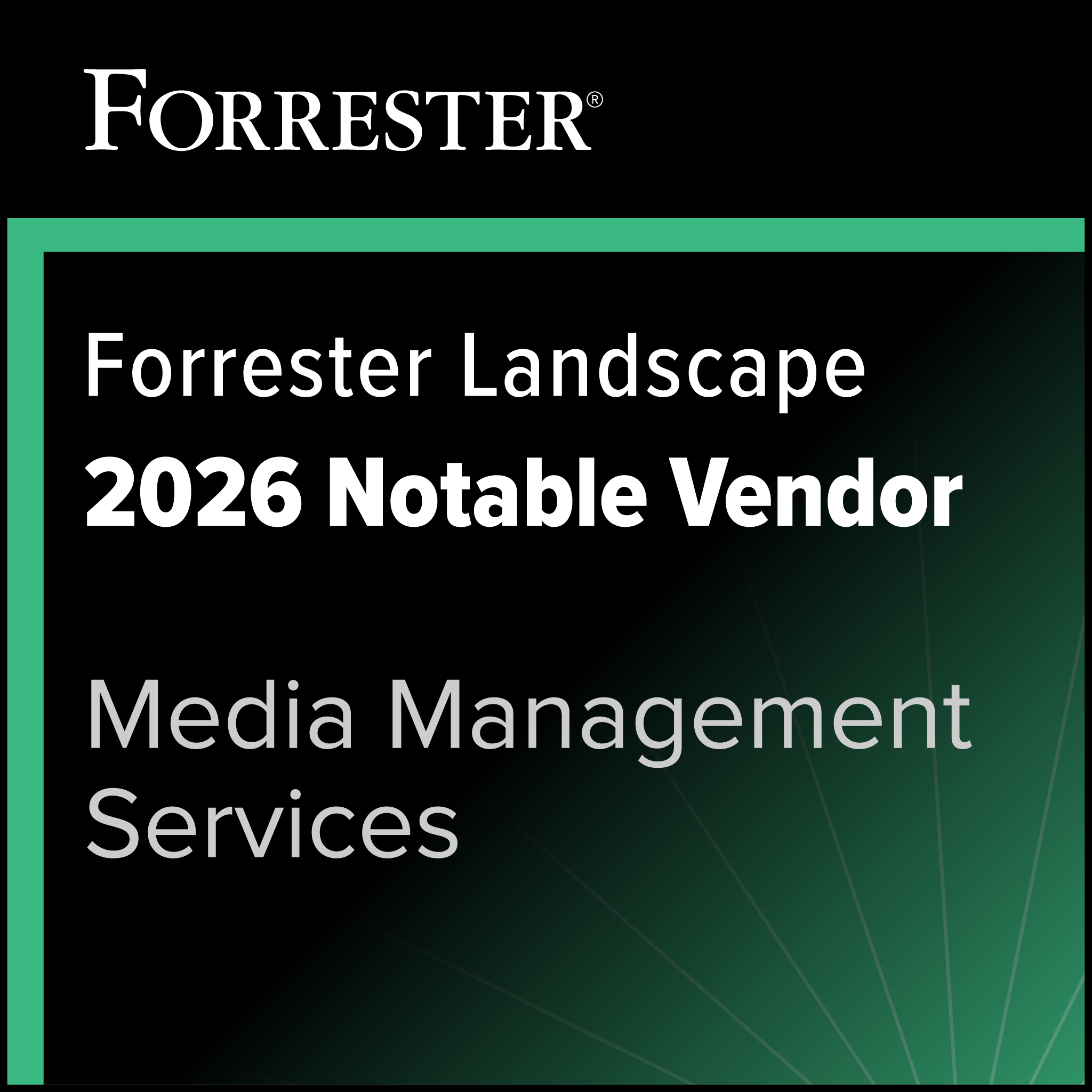 2026 Notable Vendor award from Forrester
