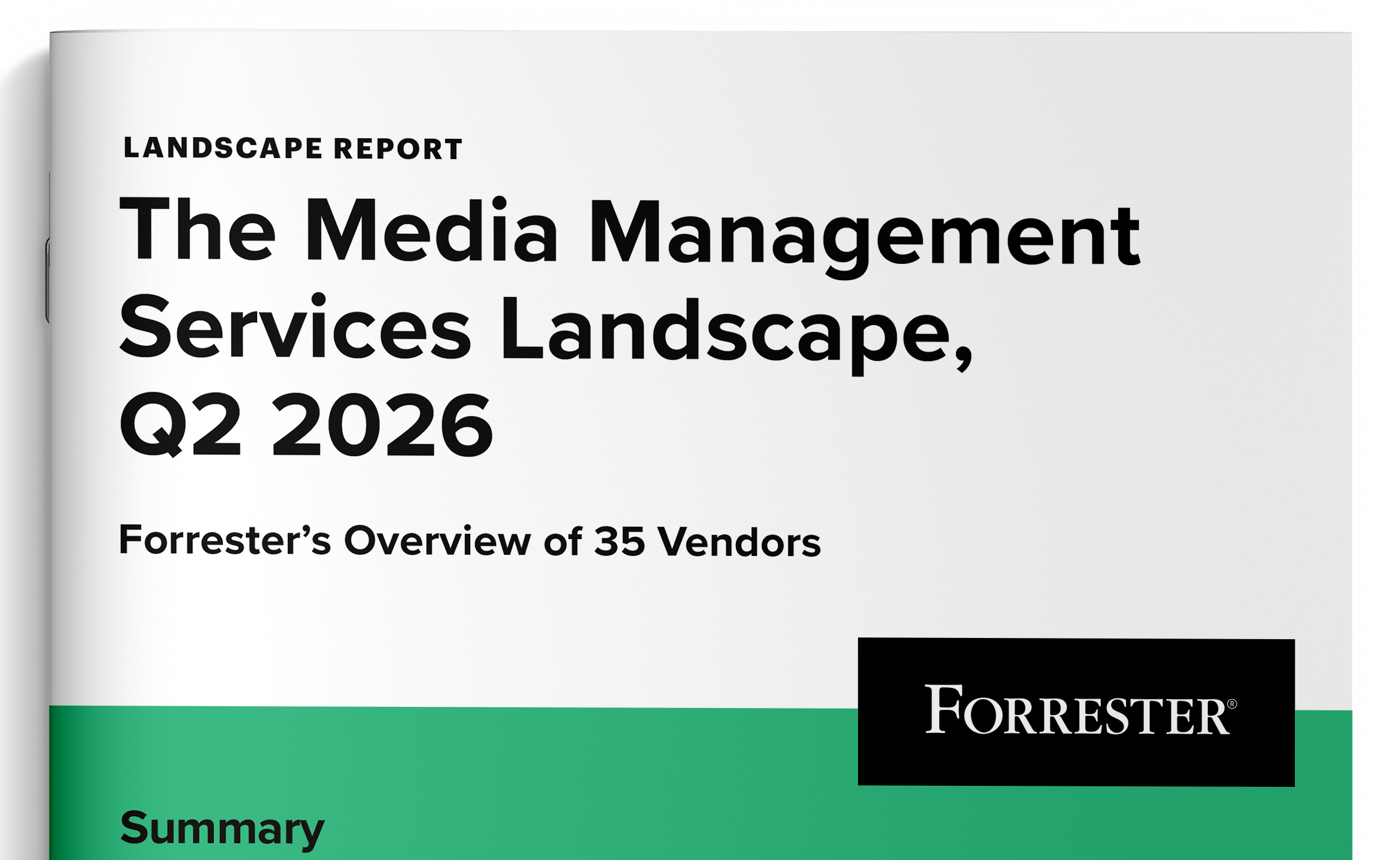 A snapshot of The Media Management Services Landscape Q2 2026 by Forrester